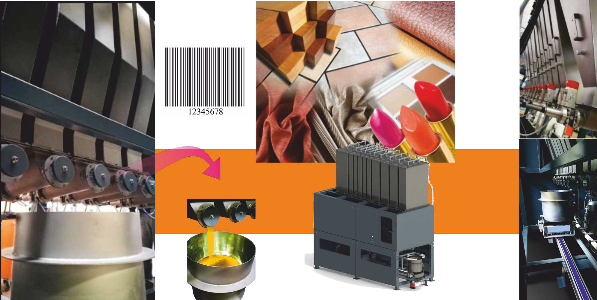 Dosaggio coloranti in polvere